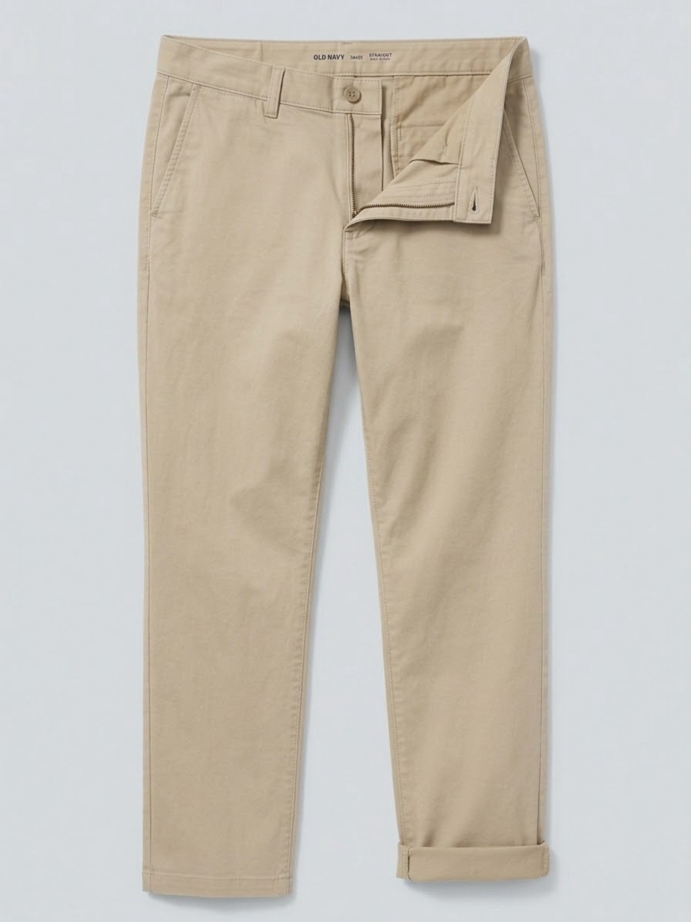 Old Navy Men's Classic Khaki Chino Pants 34x30 Straight Leg EUC